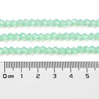Baking Painted Transparent Glass Beads Strands DGLA-F029-J4mm-05-1