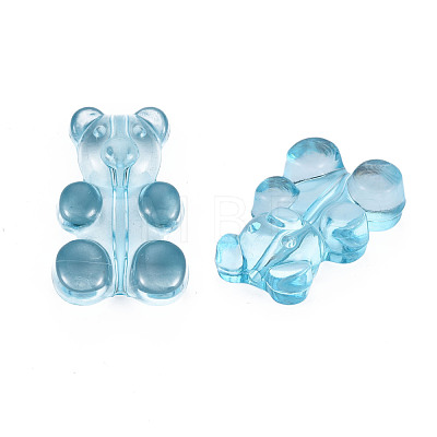 Transparent Acrylic Beads X-TACR-N012-001B-1