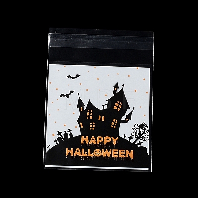 Halloween Theme Plastic Bakeware Bag OPP-Q004-02B-1