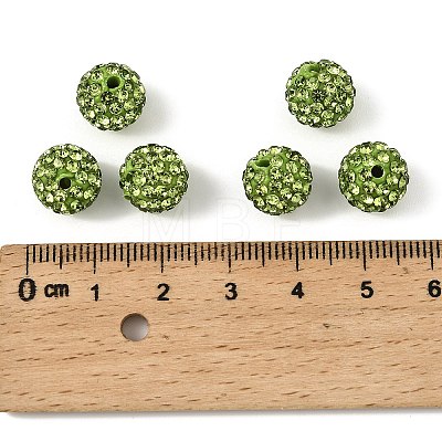 Pave Disco Ball Beads RB-H258-10MM-214-1