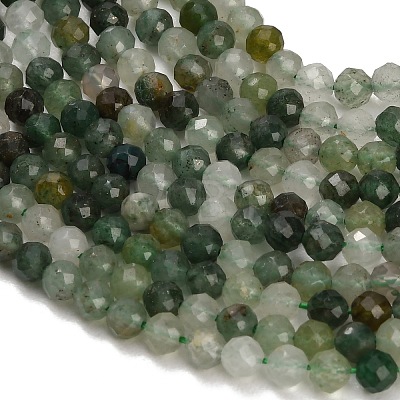 Natural Green Strawberry Quartz Beads Strands GG-CBA753B-A03-4mm-1