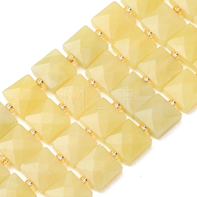 Natural Lemon Jade Beads Strands G-F839-A18-01-1