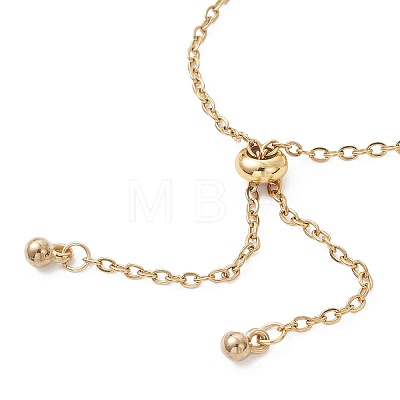 304 Stainless Steel Cable Chain Slider Bracelet Making BJEW-JB12810-01-1