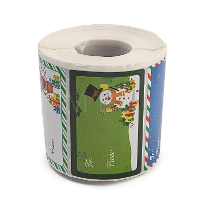 Christmas Theme Cartoon Paper Stickers STIC-P013-07D-1