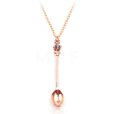 Teaspoon Alloy Pendant Necklaces for Women FS-WG6242D-04-1