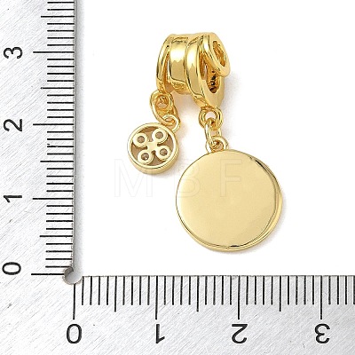 Mother's Day Brass Micro Pave Clear Cubic Zirconia Pendants CU-CBA4231-09G-1