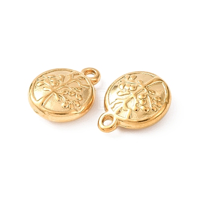 304 Stainless Steel Charms STAS-K303-08F-G-1
