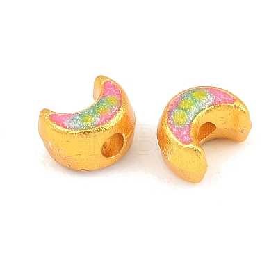 Alloy Enamel Beads ENAM-D318-01G-02-1