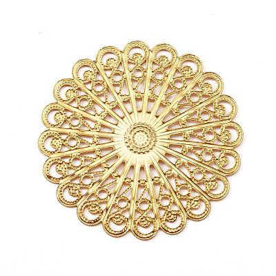 Brass Filigree Joiners FIND-TAC0002-037G-1