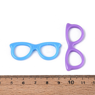 Opaque Resin Connector Charms RESI-N051-02-1