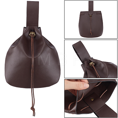 1Pc Imitation Leather Wishing Bottle Cover AJEW-CL0003-53B-1