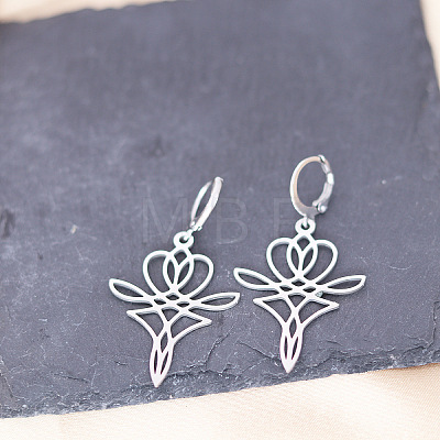 201 Stainless Steel Dangle Earrings FS-WGB2EA6-01-1