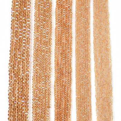 Electroplate Glass Beads Strands EGLA-A044-T8mm-B23-1