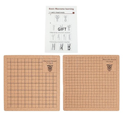Cork Wood Blocking Mats for Knitting KNIT-PW0001-07-1