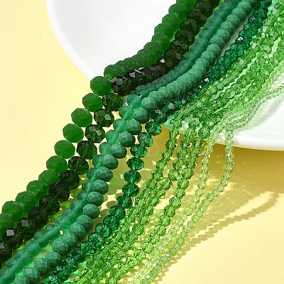 Electroplate Glass Beads Strands EGLA-FS0001-42B-1
