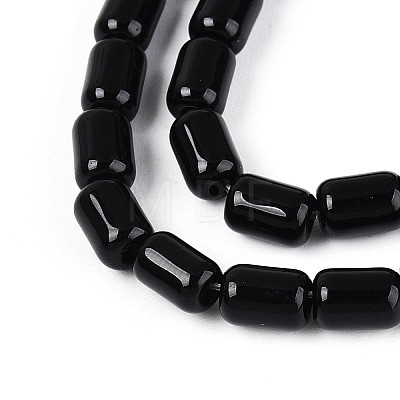 Opaque Glass Beads Strands GLAA-T028-14P-01-1