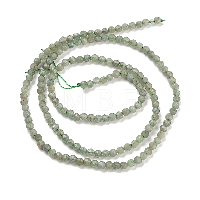 Natural Green Apatite Beads Strands G-G105-A02-01-1