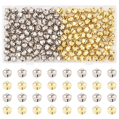 200Pcs 2 Colors Iron Bell Charms IFIN-FS0001-53-1