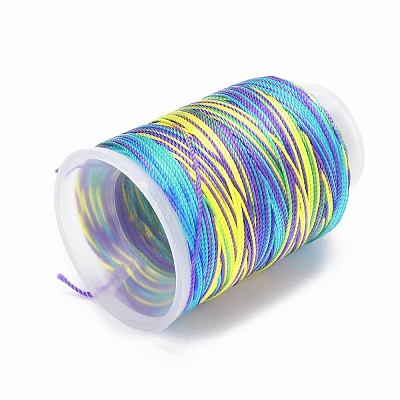5 Rolls 12-Ply Segment Dyed Polyester Cords WCOR-P001-01B-023-1