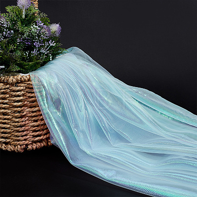 Symphony Laser Cloth Yarn Colorful Fabric DIY-WH0409-81A-1