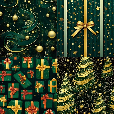 24Pcs 12 Styles Christmas Scrapbook Paper Pads PW-WG8F782-01-1