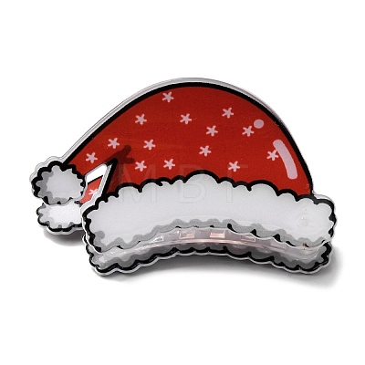 Christmas Claw Plastic Claw Hair Clips LS-PHAR-K006-01B-1