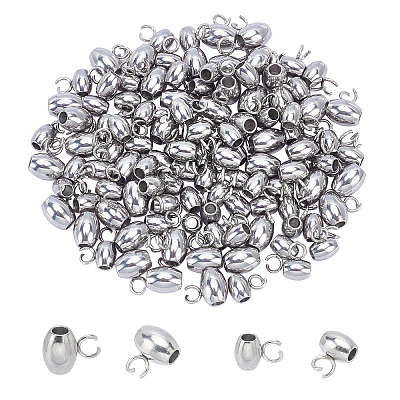 120Pcs 2 Style 304 Stainless Steel Tube Bails STAS-PH0001-39-1