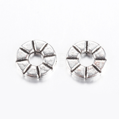 Tibetan Style Alloy Spacer Beads LF10461Y-1
