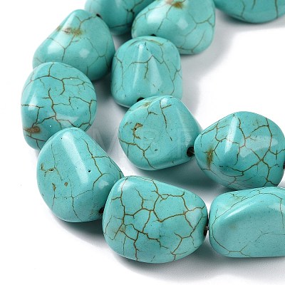 Synthetic Turquoise Beads Strands TURQ-G506-2-1