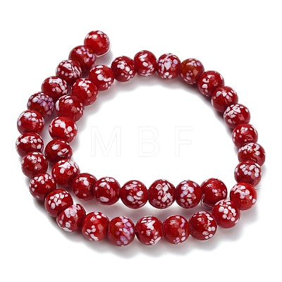Handmade Lampwork Beads Strands LAMP-H071-01C-04-1