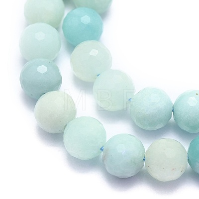 Natural Amazonite Beads Strands G-K310-A02-8mm-1