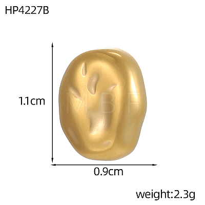 304 Stainless Steel Beads STAS-OY012-14G-1