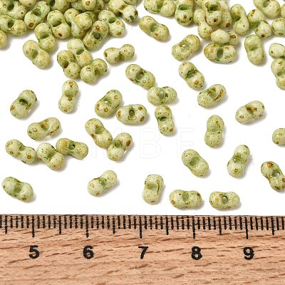 Opaque Glass Beads GL-CBA31A4-02F-1