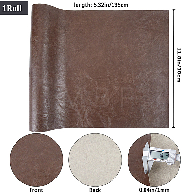Rectangle PU Leather Fabric AJEW-WH0089-52A-03-1