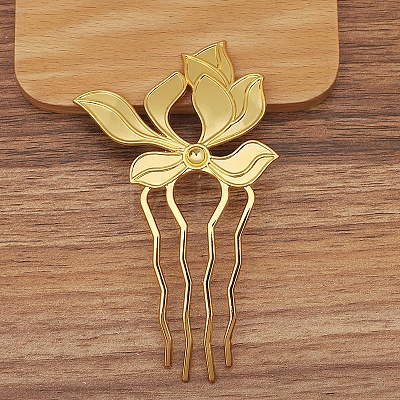 Alloy Hair Comb Findings PW-WG20F5C-02-1