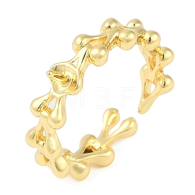 Brass Cuff Finger Ring Settings KK-L219-15B-G-1