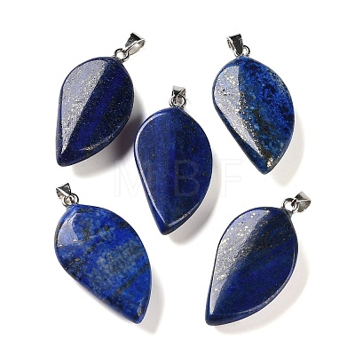 Dyed Natural Lapis Lazuli Pendants GG-CBACB71-05P-18-1