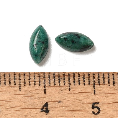 Natural Green Spot Jasper Cabochons G-F772-01B-20-1