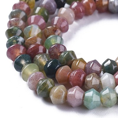 Natural Indian Agate Beads Strands G-E560-R15-04-1