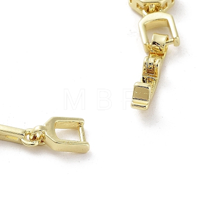 Brass Link Chain Bracelets BJEW-D039-34G-01-1