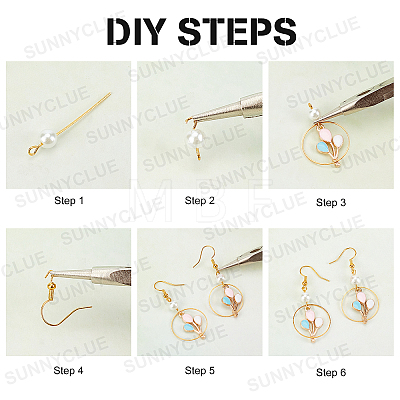 SUNNYCLUE DIY Amusement Park Theme Dangle Earring Making Kits DIY-SC0019-02-1