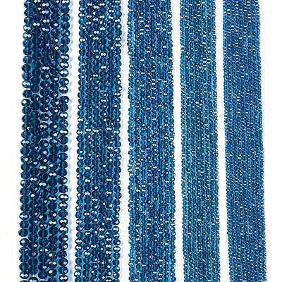 Electroplate Glass Beads Strands X-EGLA-A044-T8mm-A27-1