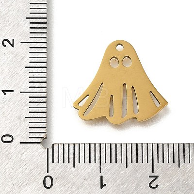 201 Stainless Steel Pendants STAS-R132-02G-1