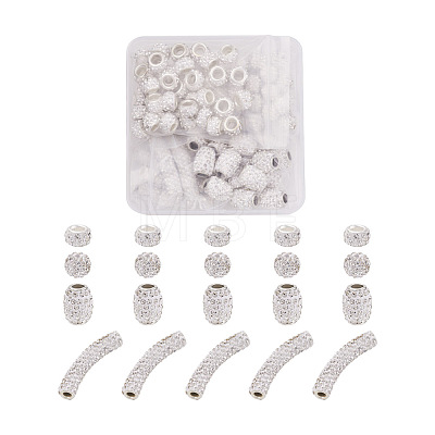 Cheriswelry Handmade Polymer Clay Rhinestone Beads RB-CW0001-02-1
