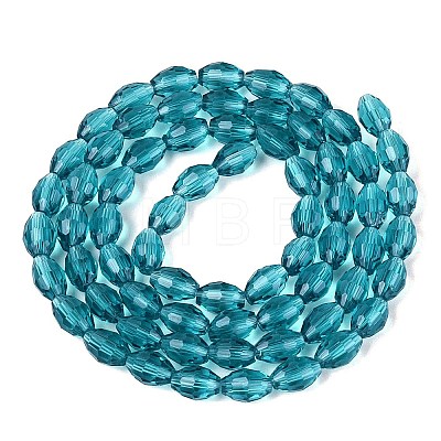 Transparent Glass Beads Strands GLAA-N071-01A-A11-1