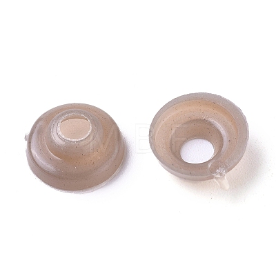 Craft Plastic Doll Eyes Buttoned Back DIY-TAC0005-05-12mm-1
