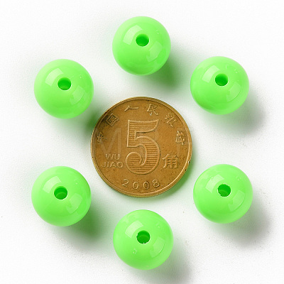 Opaque Acrylic Beads X-MACR-S370-C12mm-A30-1