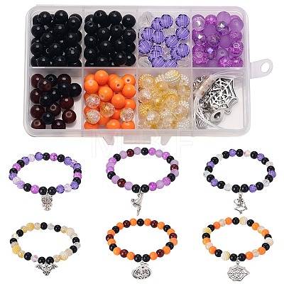 Halloween Bracelet Making Kit DIY-SC0021-87-1