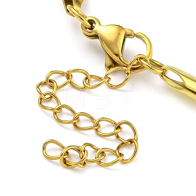 PVD Vacuum Plating 304 Stainless Steel 2-Strand Round Snake Chain Bracelets BJEW-P334-01B-G-1