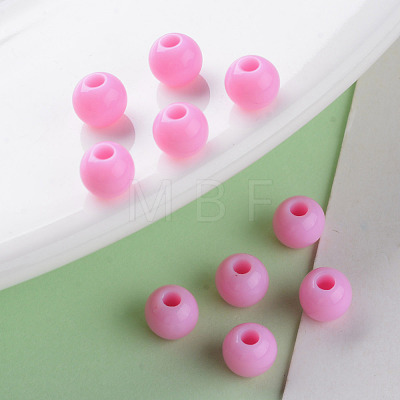 Opaque Acrylic Beads MACR-S370-C6mm-A02-1